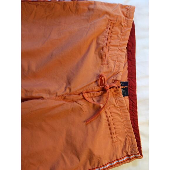 Abercrombie & Fitch Women’s Size 6 Y2K Orange Sidestripe Zip Ankle Pants - Picture 3 of 7